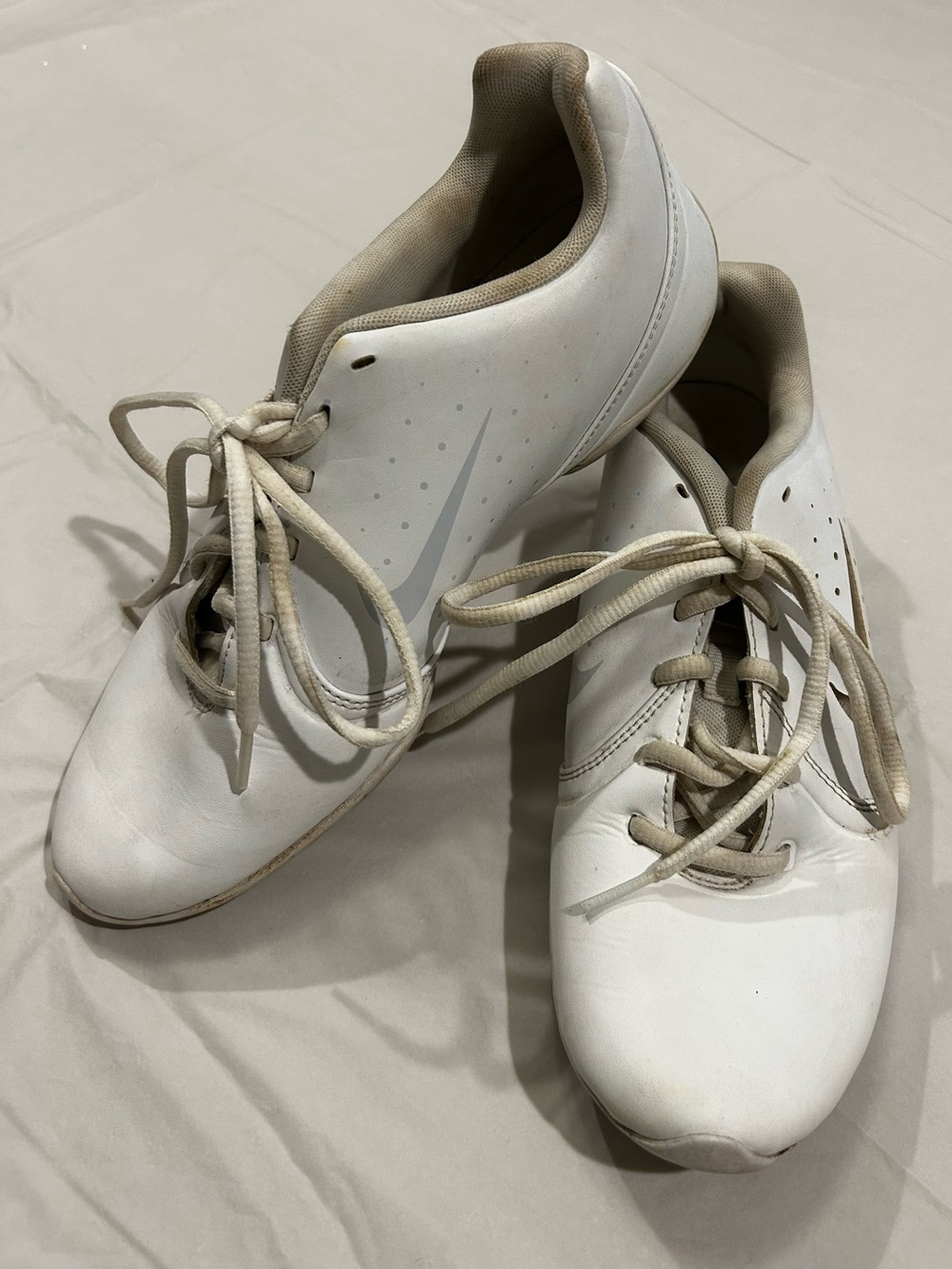 Nike Sideline 3 Cheer Shoes White Leather Size 8.5